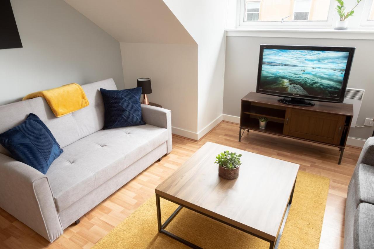 Modern Merchant City Apartment By George Square Glasgow Kültér fotó